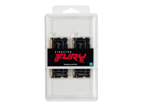 Kingston FURY Impact - DDR4 - zestaw - 64 GB: 2 x 32 GB - SO-DIMM 260-pin - 3200 MT/s / PC4-25600 - CL20 - 1.2 V - niebuforowana