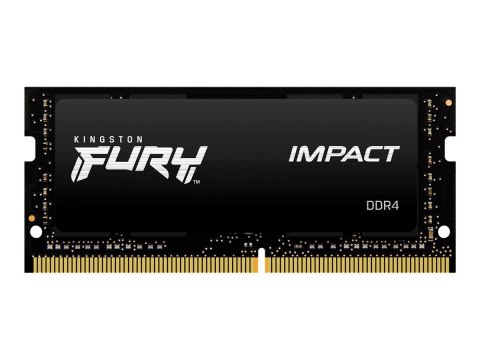 Kingston FURY Impact - DDR4 - zestaw - 64 GB: 2 x 32 GB - SO-DIMM 260-pin - 3200 MT/s / PC4-25600 - CL20 - 1.2 V - niebuforowana