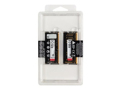 Kingston FURY Impact - DDR4 - zestaw - 64 GB: 2 x 32 GB - SO-DIMM 260-pin - 3200 MT/s / PC4-25600 - CL20 - 1.2 V - niebuforowana