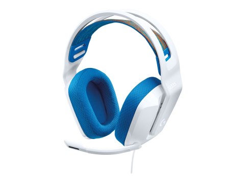 Logitech G G335 Wired Gaming Headset - Słuchawka - pełna wielkość - przewodowa - złącze 3,5 mm - biały - Certyfikat Discord