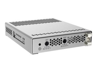 MikroTik CRS305-1G-4S+IN - Przełącznik - 4 x SFP+ + 1 x 10/100/1000 (PoE) - stacjonarny - PoE+ - zasilanie DC