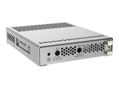 MikroTik CRS305-1G-4S+IN - Przełącznik - 4 x SFP+ + 1 x 10/100/1000 (PoE) - stacjonarny - PoE+ - zasilanie DC