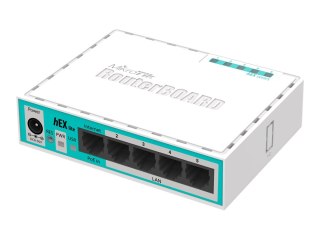 MikroTik RouterBOARD hEX lite RB750r2 - Router przełącznik 4-portowy