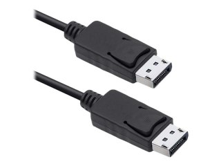 Qoltec - Kabel portu wyświetlacza - DisplayPort 20-pin (M) do DisplayPort 20-pin (M) - DisplayPort 1.2 - 1.5 m - obsługa 1080p, 