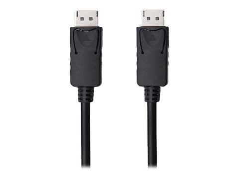 Qoltec - Kabel portu wyświetlacza - DisplayPort 20-pin (M) do DisplayPort 20-pin (M) - DisplayPort 1.2 - 1.5 m - obsługa 1080p, 