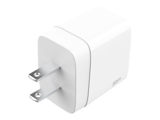 Silicon Power Boost Charger QM10 Combo - Zasilacz - 18 wat - 3 A (USB-C) - przewodowo: Lightning - biały - Europa