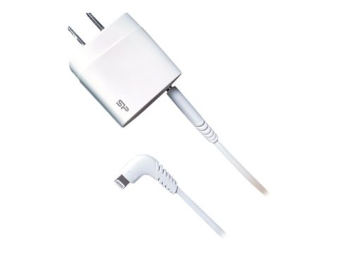 Silicon Power Boost Charger QM10 Combo - Zasilacz - 18 wat - 3 A (USB-C) - przewodowo: Lightning - biały - Europa