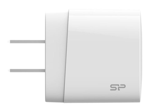 Silicon Power Boost Charger QM10 Combo - Zasilacz - 18 wat - 3 A (USB-C) - przewodowo: Lightning - biały - Europa