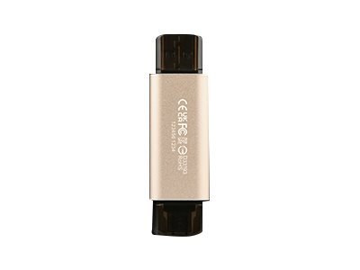 Transcend JetFlash 930C - Pendrive USB - 128 GB - USB 3.2 Gen 1 / USB-C - złoty