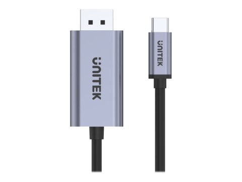 Unitek V1409A - Kabel przejściowy - USB-C (M) do DisplayPort 20-pin (M) - Thunderbolt 3 - 2 m - obsługa 4K 60 Hz (3840 x 2160) -