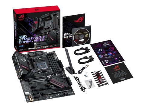 ASUS ROG STRIX B550-F GAMING WIFI II - Płyta główna - ATX - Socket AM4 - AMD B550 Chipset - USB-C Gen2, USB 3.2 Gen 1, USB 3.2 G