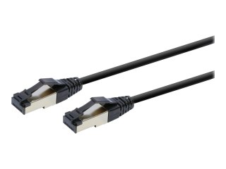 Cablexpert - Kabel krosowy - RJ-45 (M) do RJ-45 (M) - 2 m - S/FTP - CAT 8 - bezhalogenowe, odlewany, bez wystających elementów -