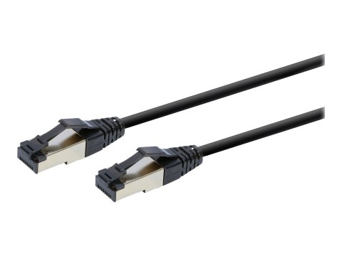 Cablexpert - Kabel krosowy - RJ-45 (M) do RJ-45 (M) - 3 m - S/FTP - CAT 8 - bezhalogenowe, odlewany, bez wystających elementów -