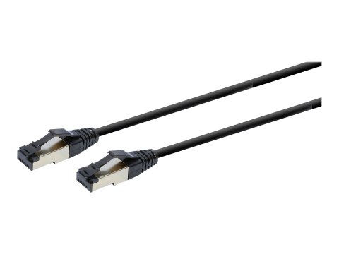 Cablexpert - Kabel krosowy - RJ-45 (M) do RJ-45 (M) - 5 m - S/FTP - CAT 8 - bezhalogenowe, odlewany, bez wystających elementów -
