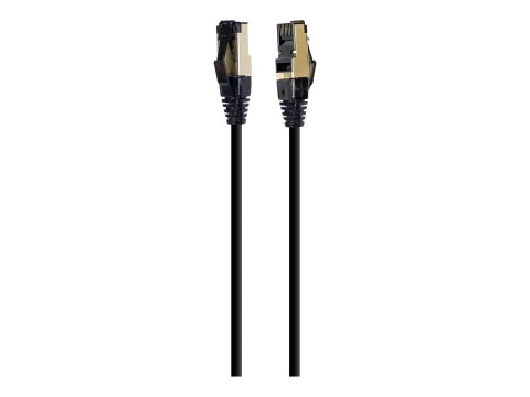 Cablexpert - Kabel krosowy - RJ-45 (M) do RJ-45 (M) - 5 m - S/FTP - CAT 8 - bezhalogenowe, odlewany, bez wystających elementów -