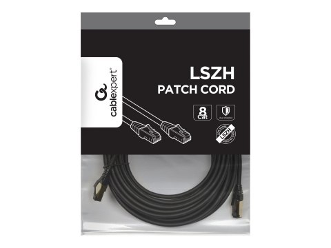 Cablexpert - Kabel krosowy - RJ-45 (M) do RJ-45 (M) - 7.5 m - S/FTP - CAT 8 - bezhalogenowe, odlewany, bez wystających elementów