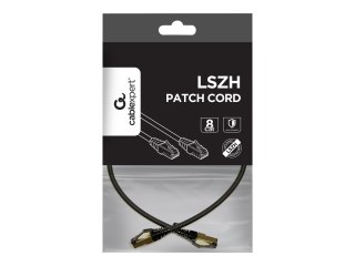 Cablexpert - Kabel sieciowy - RJ-45 (M) do RJ-45 (M) - 25 cm - 5.8 mm - S/FTP - CAT 8 - bezhalogenowe, odlewany, bez wystających