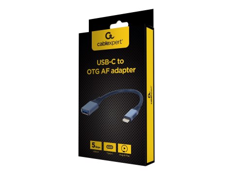 Cablexpert - Przejściówka USB - USB-C (M) do USB (F) - USB 3.0 OTG - 15 cm - kosmiczna szarość