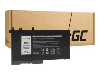 Green Cell - Bateria notebooka (ekwiwalent: Dell 3DDDG, Dell 93FTF) - litowo-polimerowa - 2900 mAh - czarny - dla Dell Latitude 