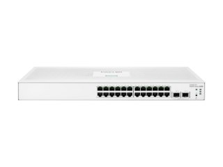 HPE Networking Instant On 1830 24G 2SFP Switch - Przełącznik - smart - 24 x 10/100/1000 + 2 x Gigabit SFP - stacjonarny, montowa