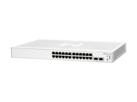 HPE Networking Instant On 1830 24G 2SFP Switch - Przełącznik - smart - 24 x 10/100/1000 + 2 x Gigabit SFP - stacjonarny, montowa