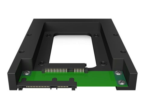 ICY BOX IB-2538StS - Adapter kieszeni na pamięć - Od 3,5" do 2,5" - czarny