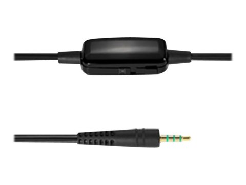 Kensington Hi-Fi Headphones with Mic - Słuchawki z mikrofonem - nauszne - przewodowa - złącze 3,5 mm