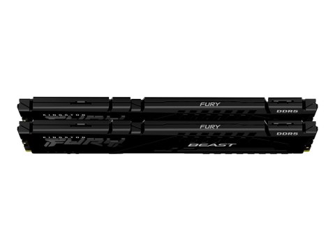 Kingston FURY Beast - DDR5 - zestaw - 32 GB: 2 x 16 GB - DIMM 288-pin - 5200 MT/s / PC5-41600 - CL40 - 1.25 V - niebuforowana - 