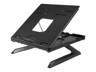 LogiLink - Podstawka pod notebook - z podstawa smartfona - biurko - 10" - 16" - czarny