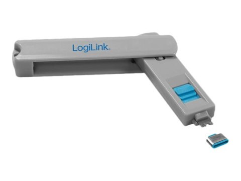 LogiLink USB-C port blocker - Blokada złącza USB - niebieski