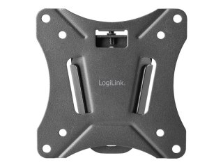 LogiLink - Uchwyt - Ultra-Flat - dla panel płaski - stal - czarny - rozmiar ekranu: 13"-27" - montaż na ścianie