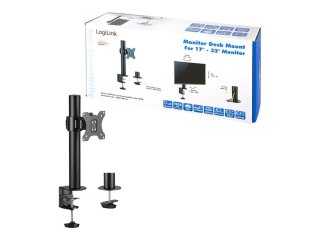 LogiLink - Zestaw do montażu - dla wyświetlacz LCD - stal - czarny - rozmiar ekranu: 17"-32" - montaż na biurku