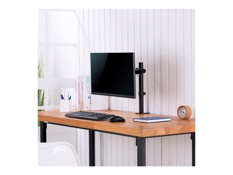 LogiLink - Zestaw do montażu - ramię regulowane - dla wyświetlacz LCD - czarny - rozmiar ekranu: 17"-32" - montaż na biurku