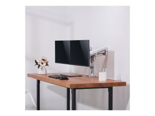 LogiLink - Zestaw do montażu - ramię regulowane - plastik, aluminium, stal - rozmiar ekranu: 17"-32" - montaż na biurku
