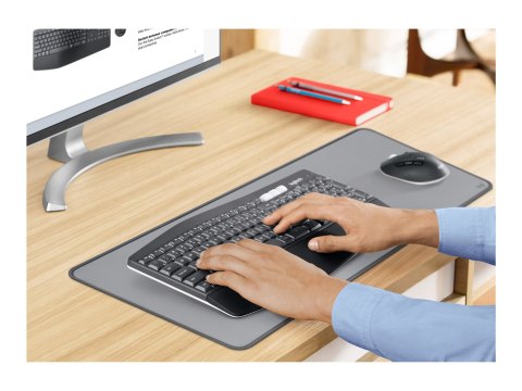 Logitech Studio Series Desk Mat - Klawiatura i podkładka pod mysz - średnioszary