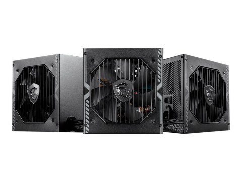 MSI MAG A650BN - Zasilacz (wewnętrzny) - ATX12V / EPS12V - 80 PLUS Bronze - AC 100-240 V - 650 wat - aktywna korekcja typu Power