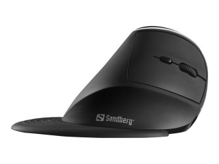 Sandberg Pro - Mysz pionowa - ergonomiczna - optyczna - 6 przyciski - bezprzewodowa - 2.4 GHz - odbiornik bezprzewodowy USB - pu
