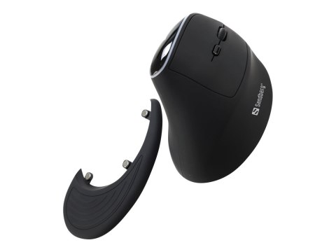 Sandberg Pro - Mysz pionowa - ergonomiczna - optyczna - 6 przyciski - bezprzewodowa - 2.4 GHz - odbiornik bezprzewodowy USB - pu