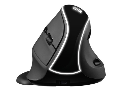 Sandberg Pro - Mysz pionowa - ergonomiczna - optyczna - 6 przyciski - bezprzewodowa - 2.4 GHz - odbiornik bezprzewodowy USB - pu