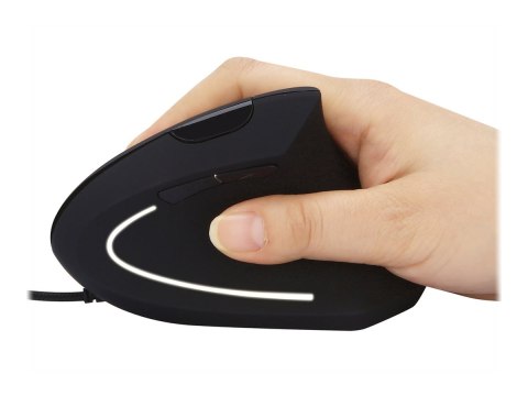 Sandberg Pro - Mysz pionowa - ergonomiczna - optyczna - 6 przyciski - przewodowa - USB - pudełko