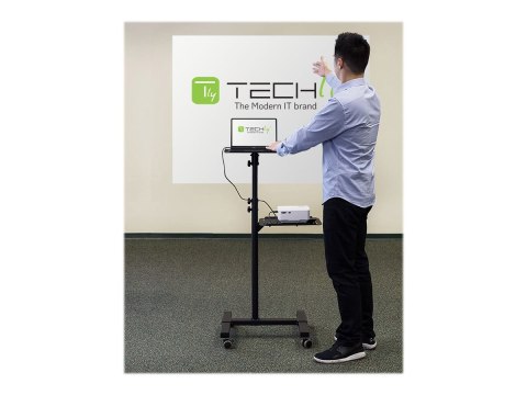 TECHly ICA-TB TPM-10 - Wózek - dla projektor / laptop - plastik, stal - czarny