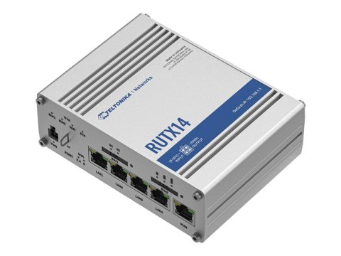 Teltonika RUTX14 - Router bezprzewodowy - WWAN przełącznik 5-portowy - 1GbE - Wi-Fi 5 - Dwuzakresowy - 3G