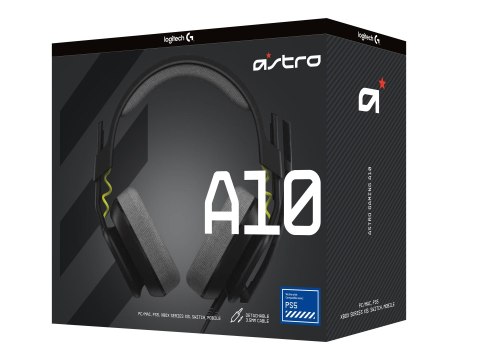 ASTRO Gaming A10 Gen 2 - Słuchawka - pełna wielkość - przewodowa - złącze 3,5 mm - czarny