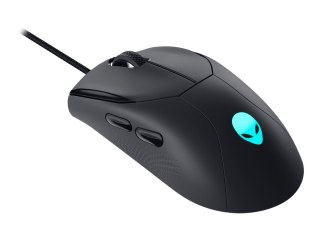 Alienware AW320M - Mysz - prawo i leworęczna - optyczna - 6 przyciski - przewodowa - USB - Ciemna Strona Księżyca