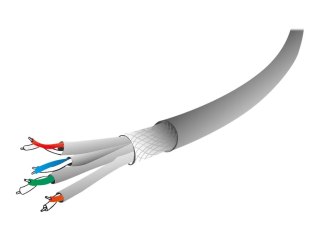 Cablexpert - Kabel krosowy - RJ-45 (M) do RJ-45 (M) - 10 m - SFTP - CAT 6a - bezhalogenowe, odlewany, bez wystających elementów 