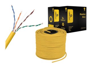 Cablexpert - Zwój kabla - 305 m - UTP - CAT 5e - trwały - żółty