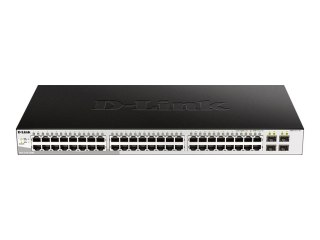 D-Link DGS 1210-52/ME - Przełącznik - Tak - 48 x 10/100/1000 + 4 x Gigabit SFP - montowany w szafie rack