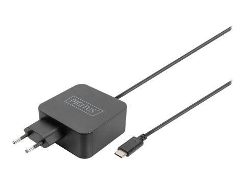 DIGITUS - Zasilacz - AC 100-240 V - 65 wat - czarny