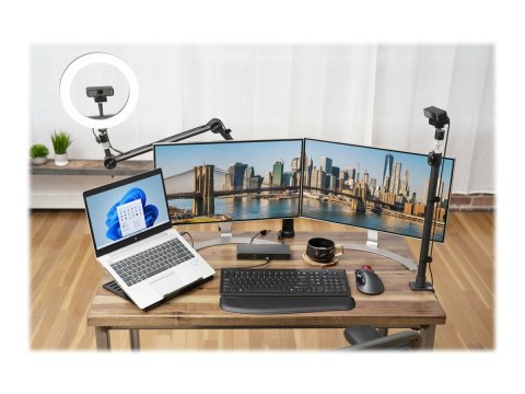 Kensington A1000 - Zestaw do montażu (zacisk typu C) - dla mikrofon / kamera internetowa / światło - biurku - dla Kensington Pro