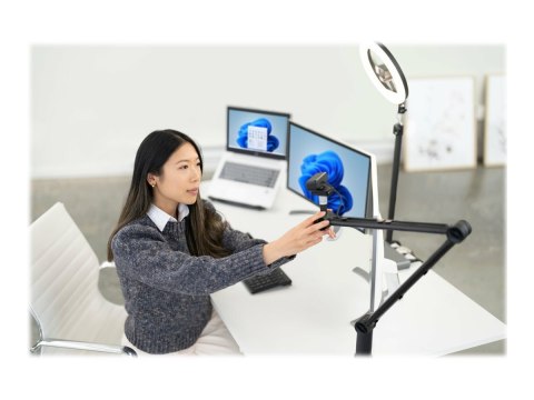 Kensington A1000 - Zestaw do montażu (zacisk typu C) - dla mikrofon / kamera internetowa / światło - biurku - dla Kensington Pro